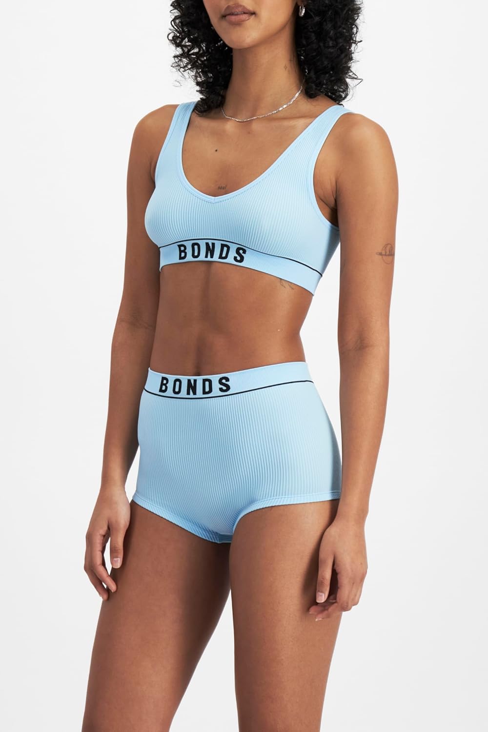 Bonds womens Seamless Stretch Rib Boyfit High Rise Underwear for Women, 3-pack - Image 3