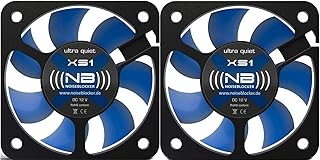 (((noiseblocker))) BlackSilentFan XS-1 (2er Pack) - 50x50x10mm - 3Pin - 8/12V - 3000U/min - 16dbA - 12.0m3/h
