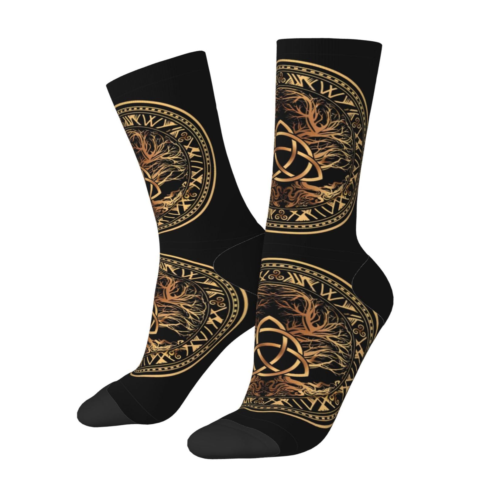 Anceky Celtic Trinity Knot Tree Life Art Socks Men and Women