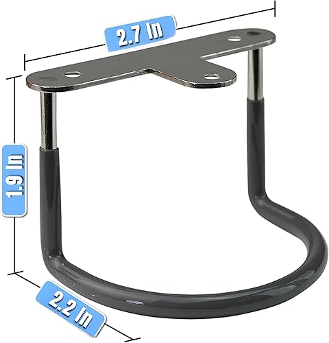 Miniatura 2 de TidyFriend - Soporte de goma para laptop debajo del escritorio, 3 estantes en 1 juegos, soporte para laptop debajo del escritorio, organizador con