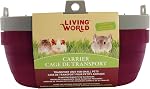Living World 60888 Transporteur d'animaux de compagnie, rouge/gris, gros