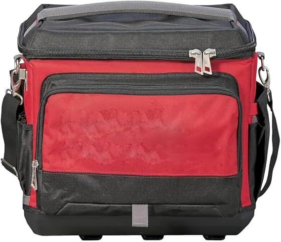 Milwaukee 932471132 PACKOUTTM construction site cooler, red
