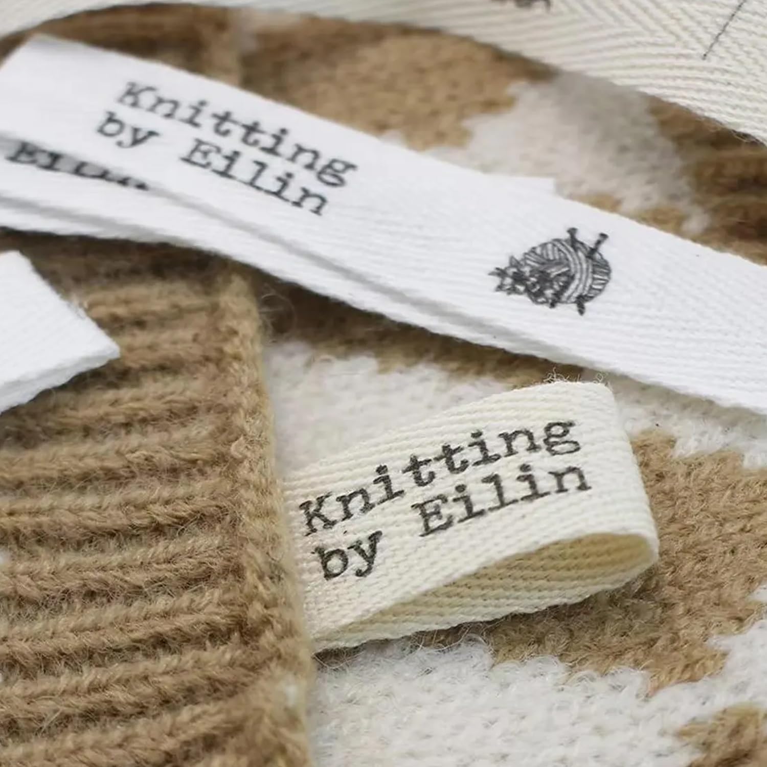 15X76mm Custom Cotton Webbing, Personalizada Flat Or Folded Labels, Tags for Knitted Things, Handmade Label, Sew Accessori