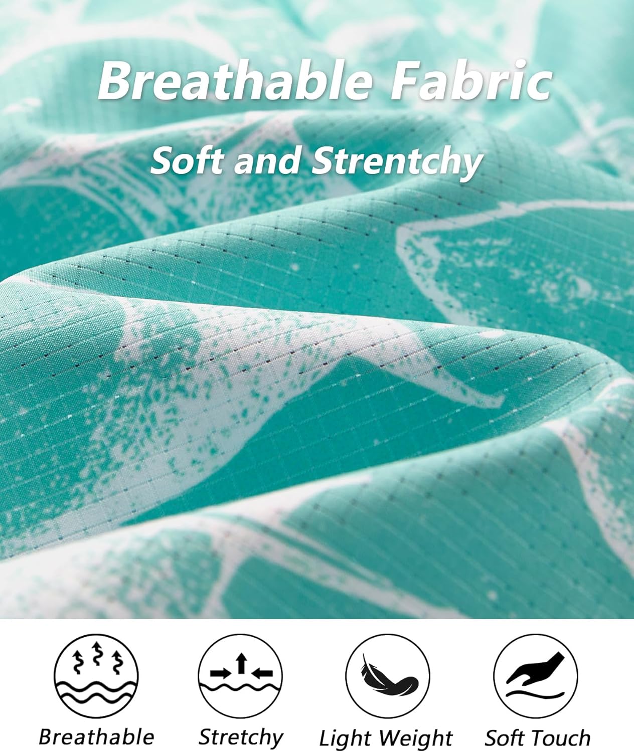 ELETOP Men's Swim Trunks with Compression Liner Bathing Suit Beach Board Shorts with Zipper Pockets - Image 3