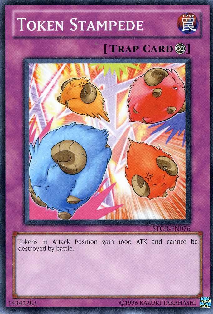 Amazon.com: Yu-Gi-Oh! - Token Stampede (STOR-EN076) - Storm of Ragnarok -  Unlimited Edition