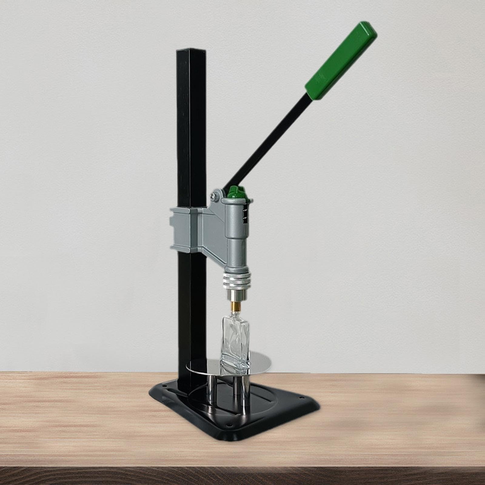 Fenteer Machine à sertir les bouteilles de parfum manuelle, outil de scellage de parfum réglable en hauteur, pince à sertir les parfums de bureau pratique, 1.5 Cm