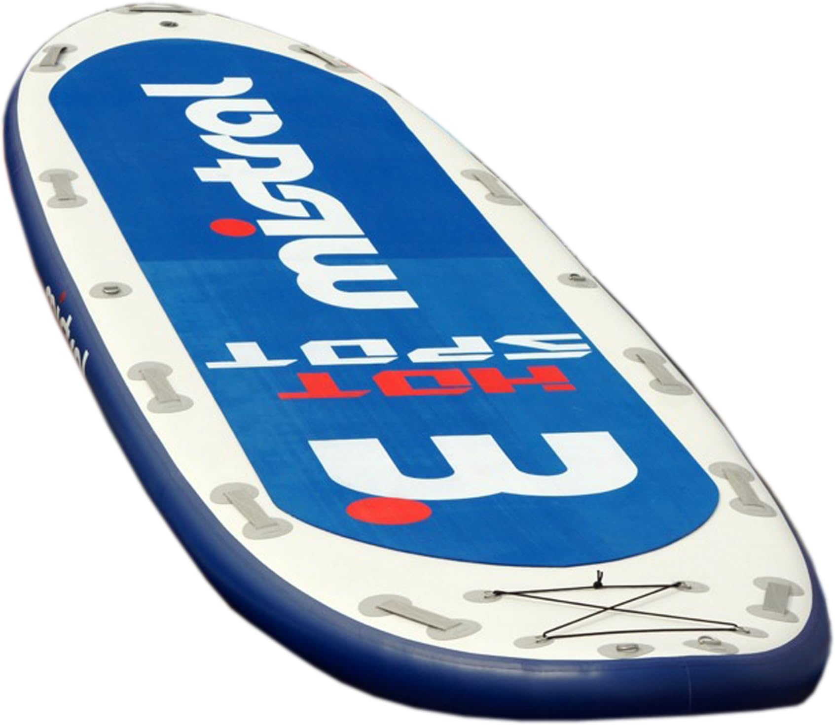 Big-SUP Inflatable iSUP Stand Up Paddle Board, 18-Feet x 5-Feet x 8-Inch, Blue/White