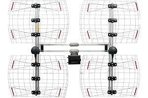 Antennas Direct 8-Element Bowtie UHF Outdoor HDTV Antenna, Multi-Directional, 70+ Mile Range,...