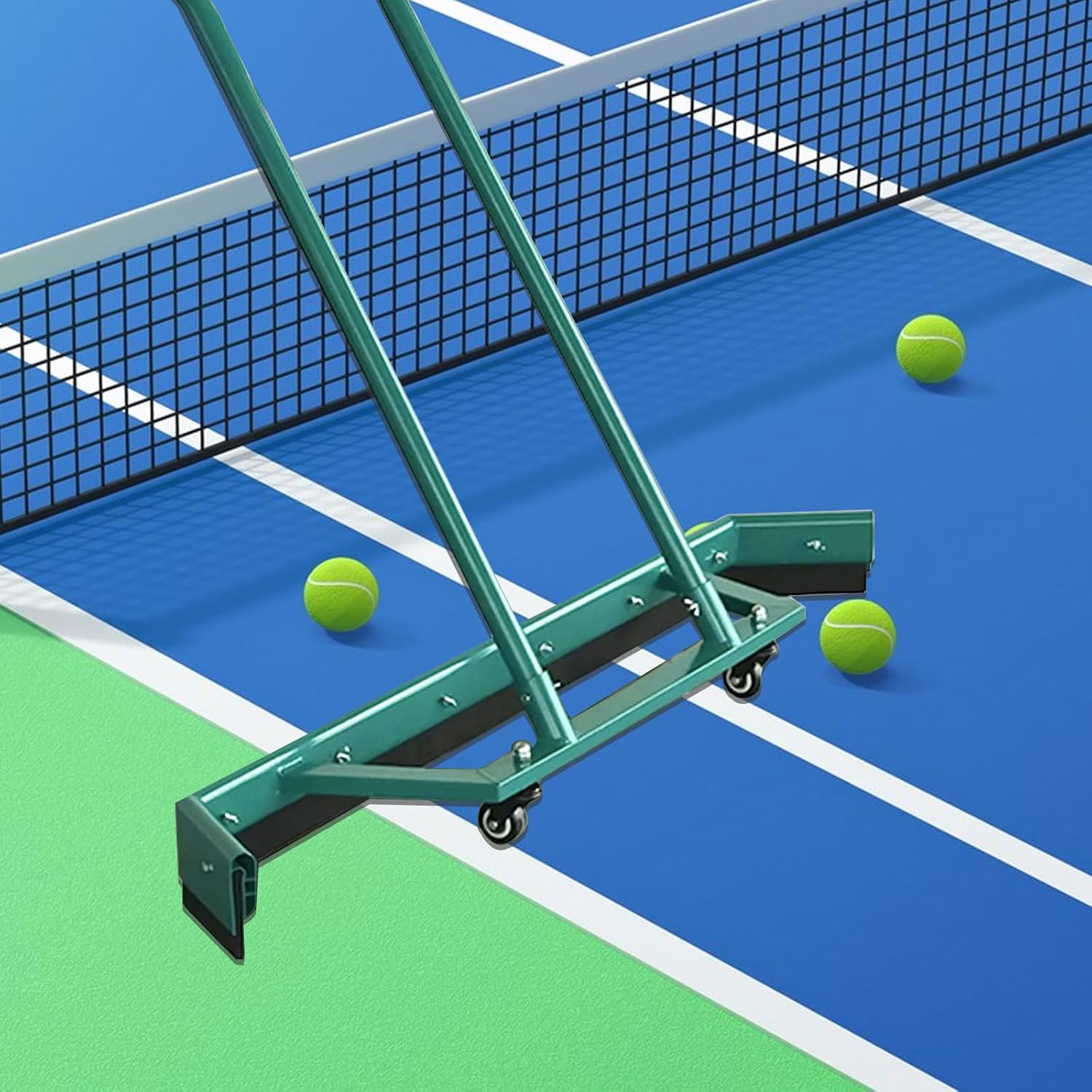 Port Tennis Court Squeegee Rain Shuttle for Sports Court Water Wiper Device Water Remover Stadium Dust Collector Wiper