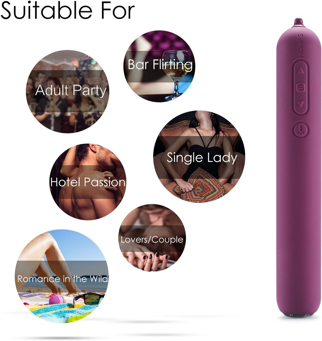 svakom Vibrador wiederaufladbarer High-End de cámara Vibrador ...