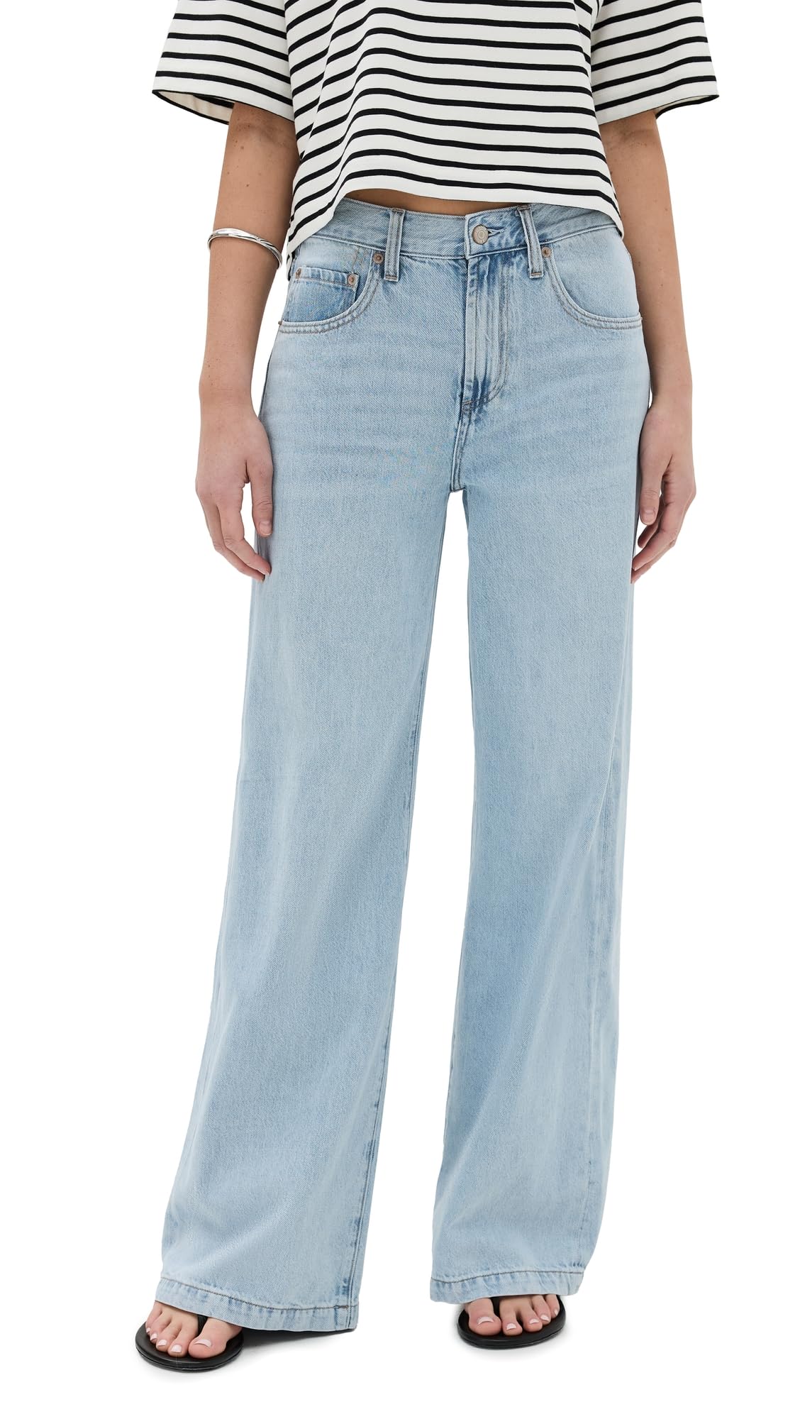 Pistola Women's Jadyn Low Slung Palazzo Jeans