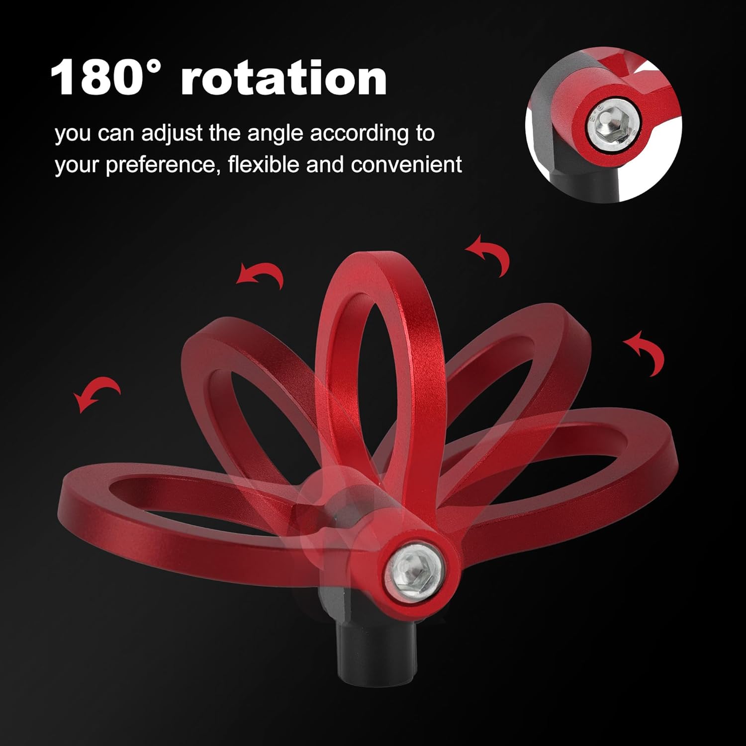 WRX Racing Tow Hook,IS2303 Front Tow Hook Ring Tow Eye Billet Aluminum Red Tow Hooks for BRZ/Impreza/WRX/STi(Red)