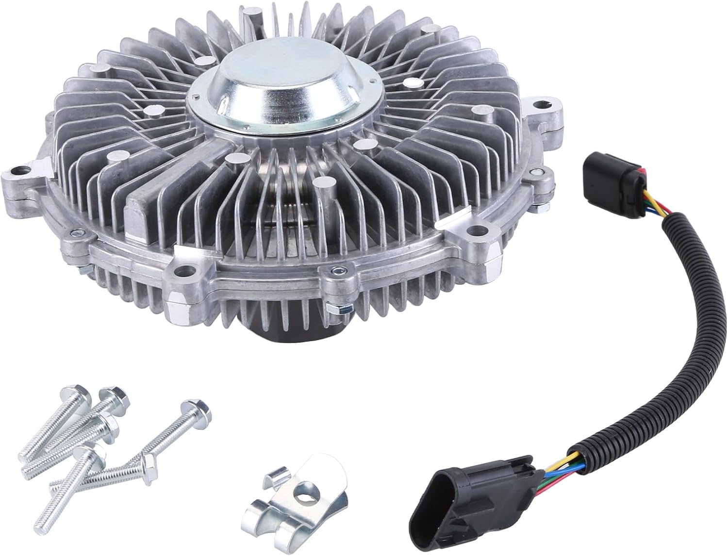 Radiator Cooling Fan Clutch Compatible forRam 2500 3500 6.7L Cummins 2019-2024 Replaces 68359842AD 68359842AC Electronic Cooling Fan Drive Clutch