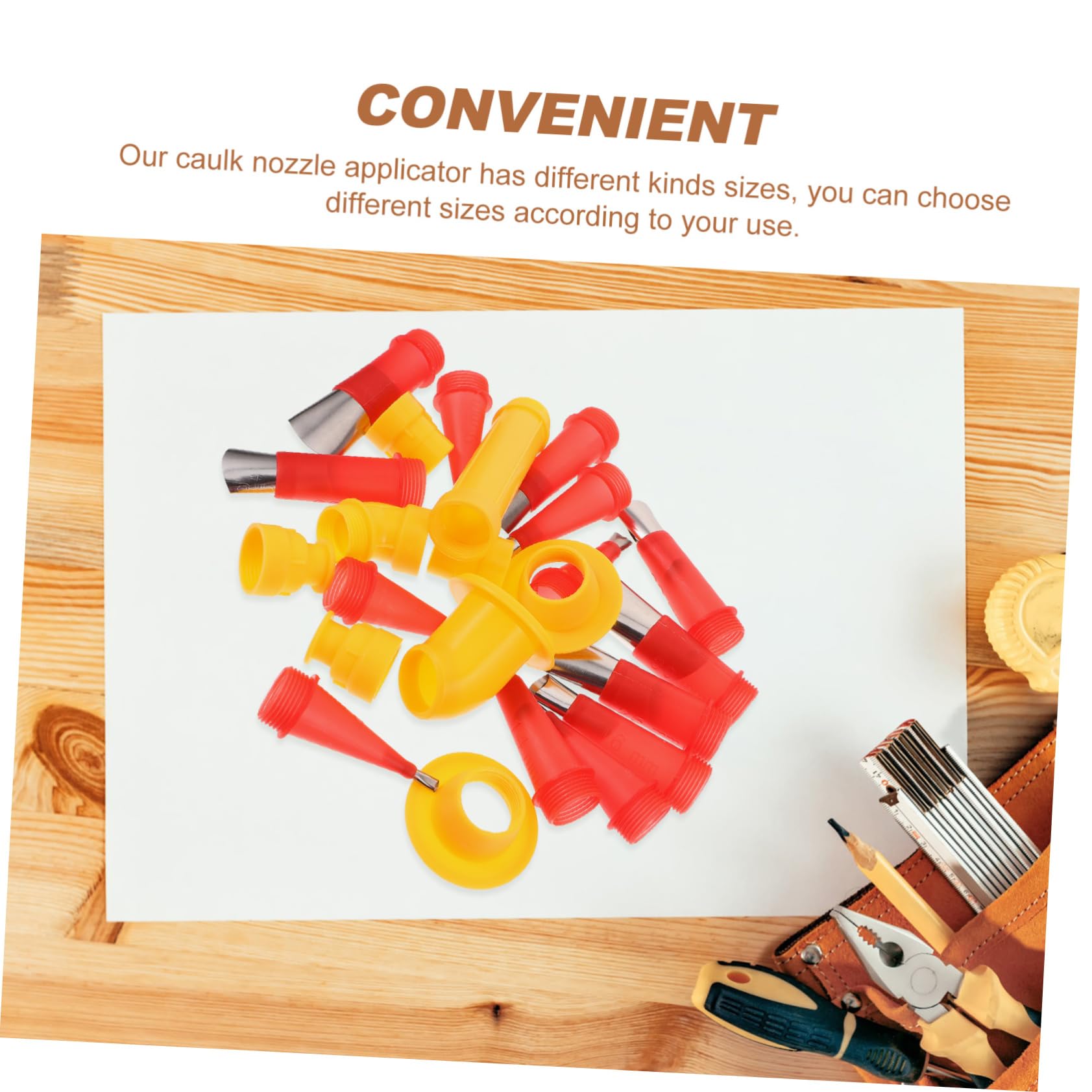 HEMOTON 1 Set seal glass glue detachable extend Structural glue simple Nozzle caulk tool glue sealant finishing tools Organizer finishing machine applicator caulk kit