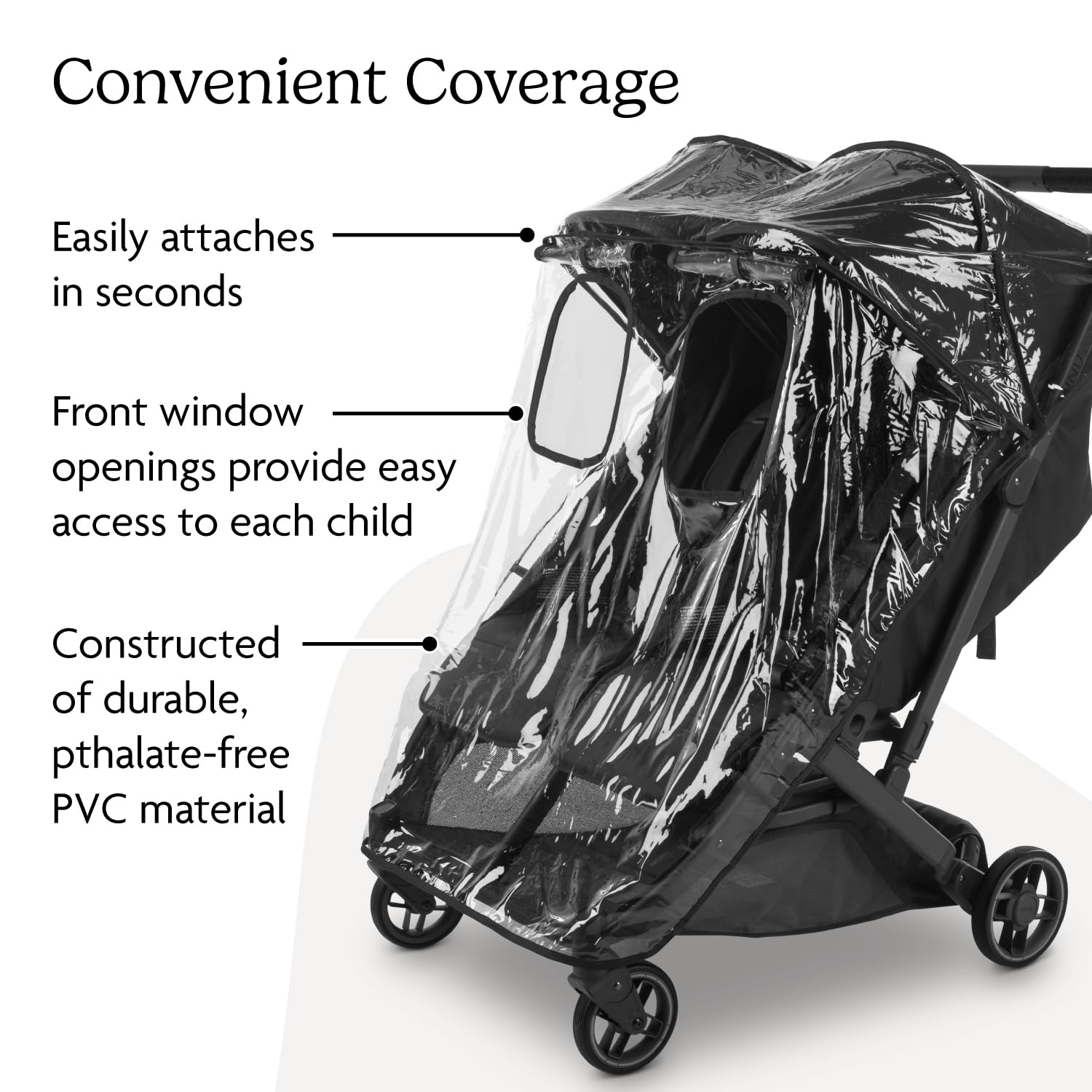 Amazon | UPPAbaby Minu Duo レインシールド - 防水&防風カバー - 通気