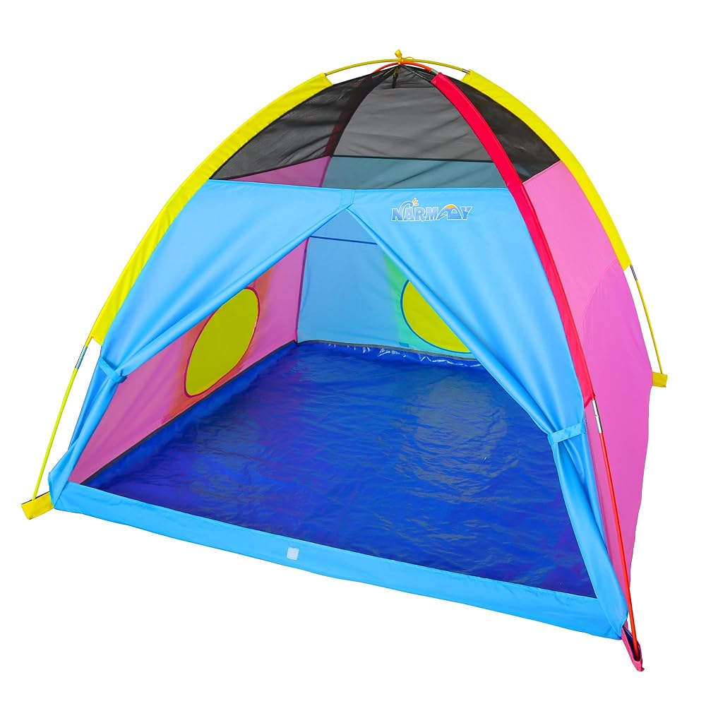 NARMAY Play Tent Easy Joy Dome Tent for Kids Indoor/Outdoor Fun - 60 x 60 x 44 inch