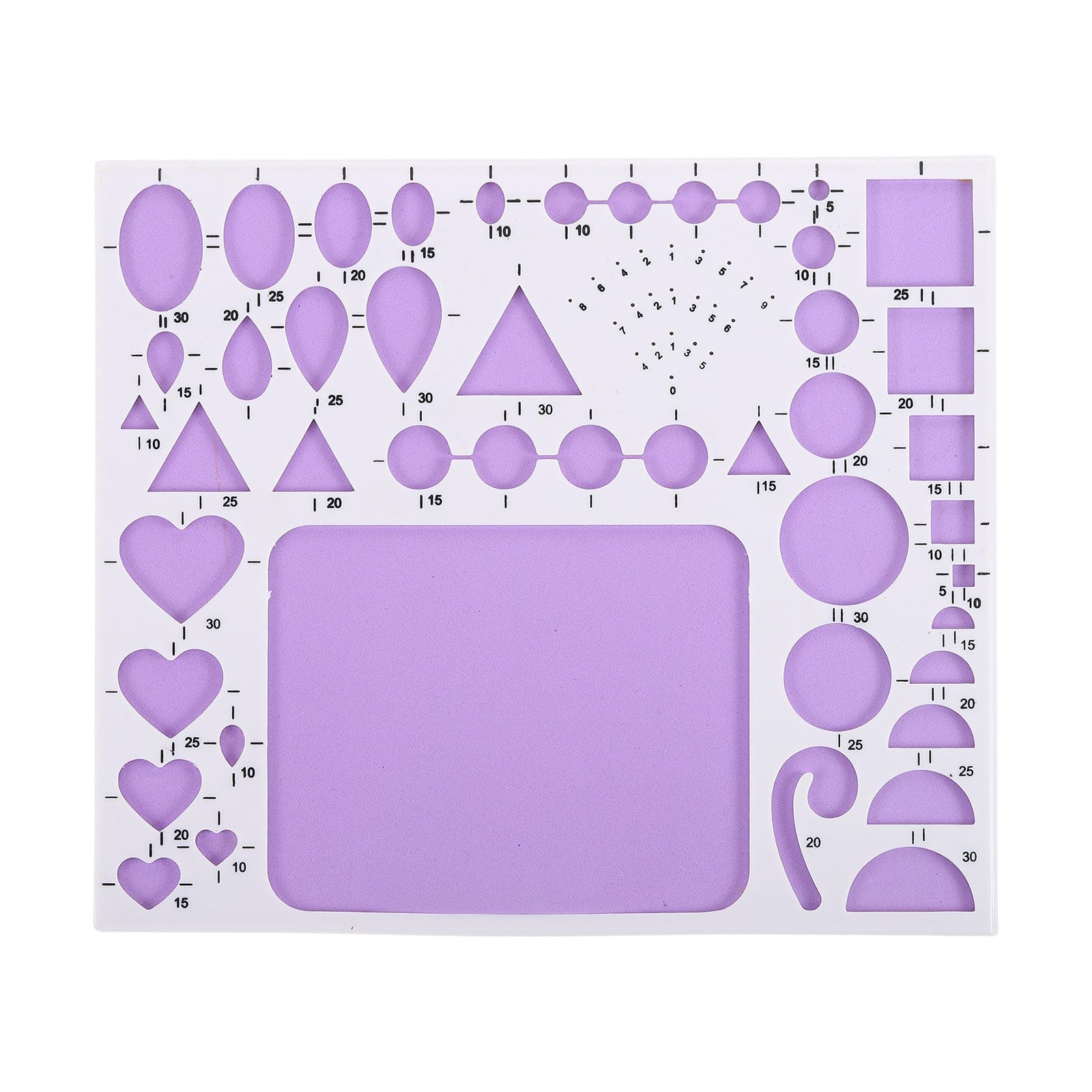Tablero de filigrana de papel MECCANIXITY 21x18 cm blanco para manualidades de bricolaje