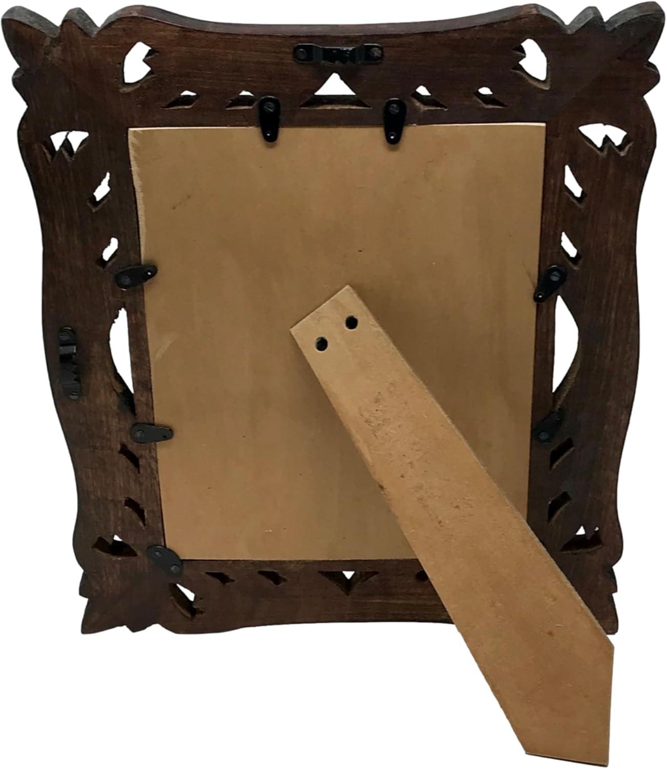 Handmade Rustic Sevilla 8x10” Coffee Mango Wood Picture Frame with real glass suitable for tabletop & wall mount - perfect Charm for Your Memories