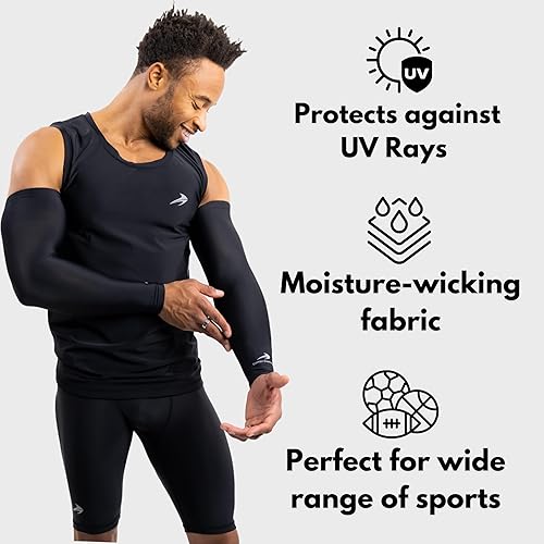 Miniatura 10 de CompressionZ - Mangas de compresión para hombres y mujeres, protección UV, para codo