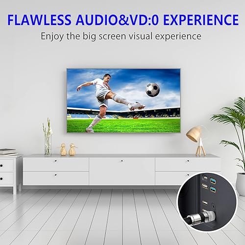 Miniatura 6 de Cable coaxial RG6 de 25 pies para interiorexterior, cable coaxial de entierro directo, cuádruple blindado 3 GHZ 75 ohmios F81RF impermeable en la