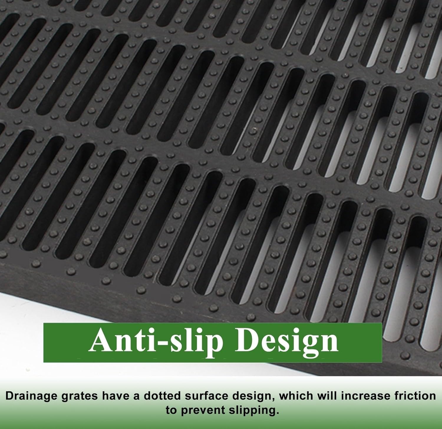 ポリマープラスチックグレート排水屋外用、チャンネルドレン高ポリマー床ドレン滑り止め、4/5/6インチ幅スクエアトレンチドレングレート