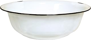 CWI Gifts Enamel Basin, 12.5-Inch