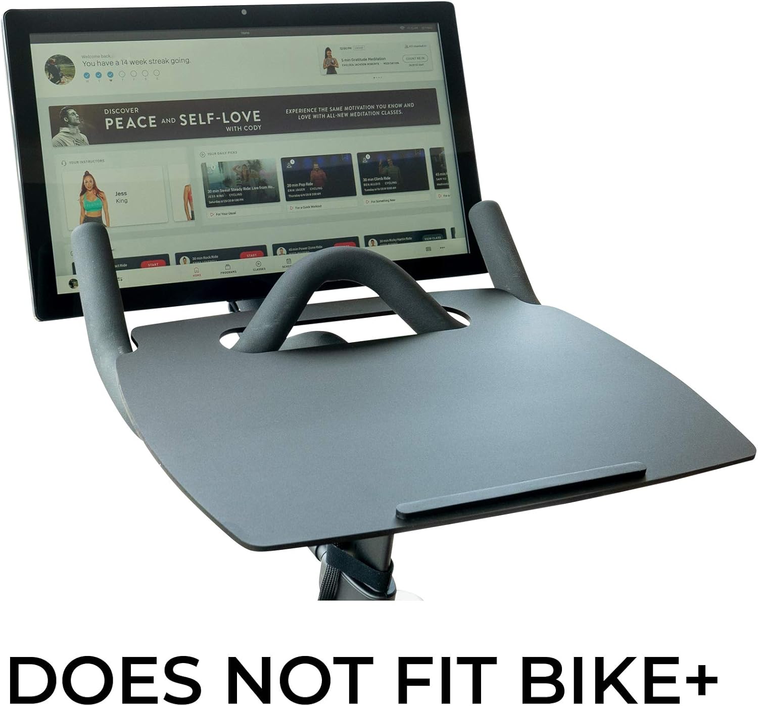 Weekly Top Sale ATP Sports - Metal Laptop Stand for Peloton Bike - Does Not Fit Bike+ - Accessories for Peloton - Use Your Laptop While You Ride One-Day Sale: Up to 60% Off ATP Sports - Metal Laptop Stand for Peloton Bike - Does Not Fit Bike+ - Accessories for Peloton - Use Your Laptop While You Ride
