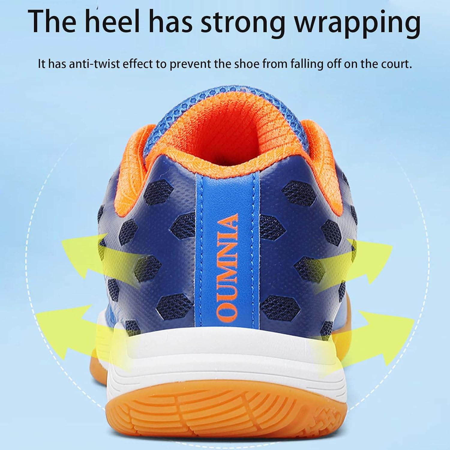 Pickleball Shoes for Men Casual Badminton Sneakers Lightweight Indoor Court Training Racketball Squash Tennis Athletic Shoe
