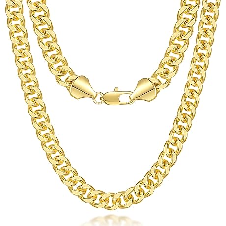 14K Gold Chain Necklace 7MM: The Epitome of Timeless Elegance and Unwavering Quality