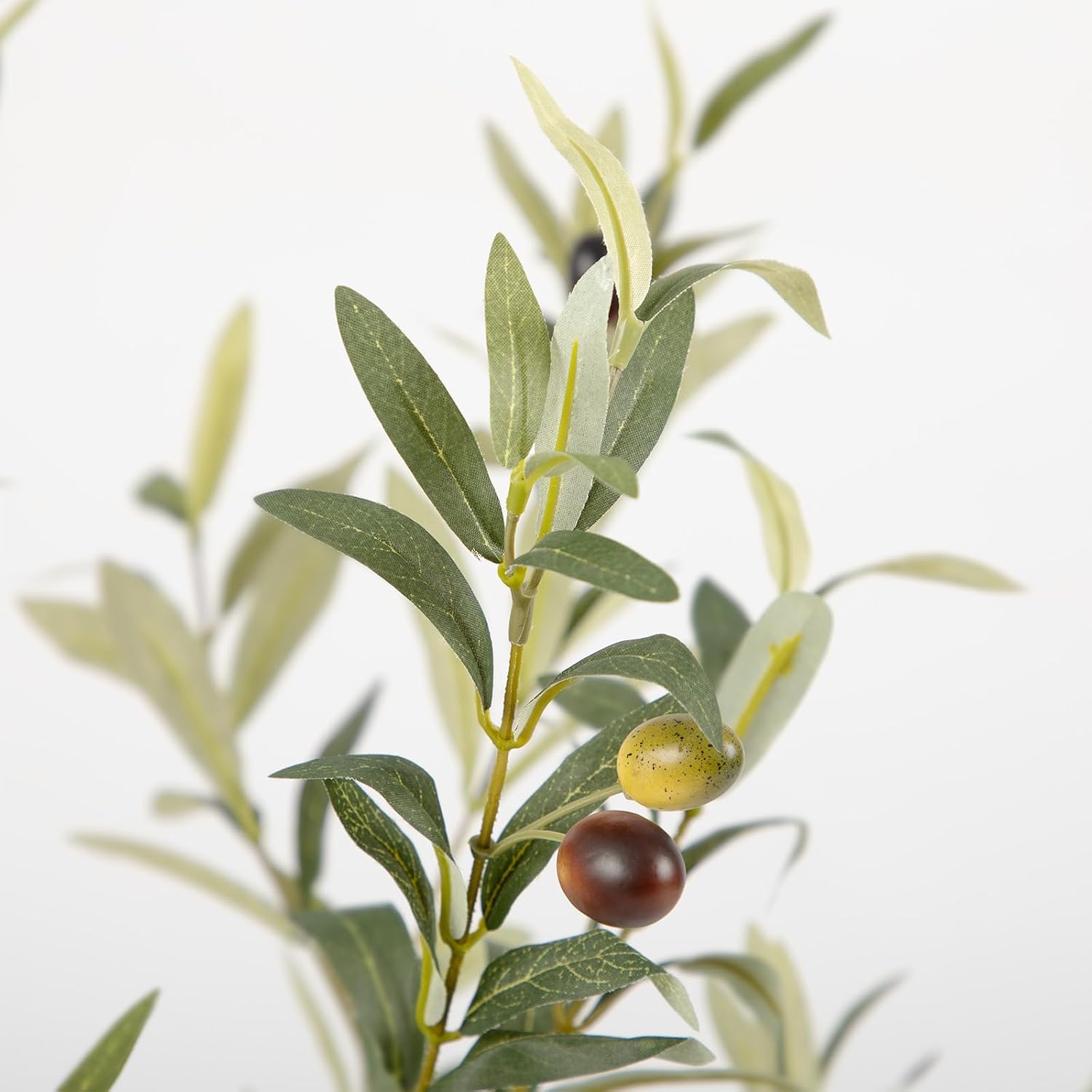 Nafresh Tall Faux Olive Tree, 4Ft Potted - Image 3