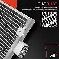 Vista 3 de A-Premium Condensador de aire acondicionado compatible con Subaru Forester 2009-2013, Impreza 2008-2016, XV Crosstrek 2013-2015, Reemplazo #