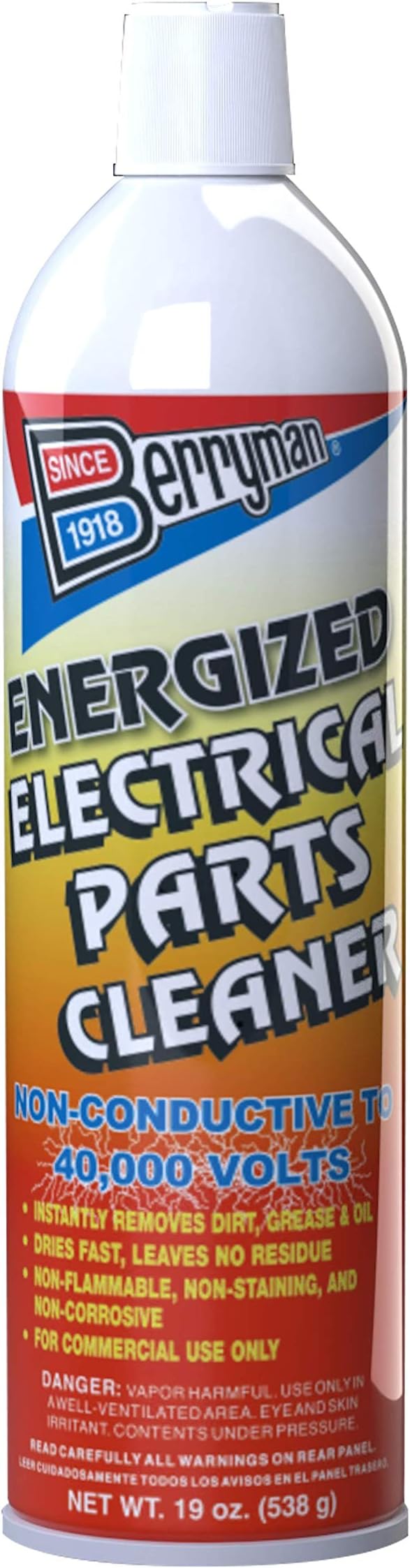 Berryman Products 1540 Energized Electric Parts cleaner 19 oz. Aerosol Can