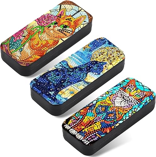 Miniatura 8 de Leatrice Kits de arte de diamantes de flores para adultos, kits de pintura de diamantes pequeños con puntos de diamantes, pintura de gema artística,