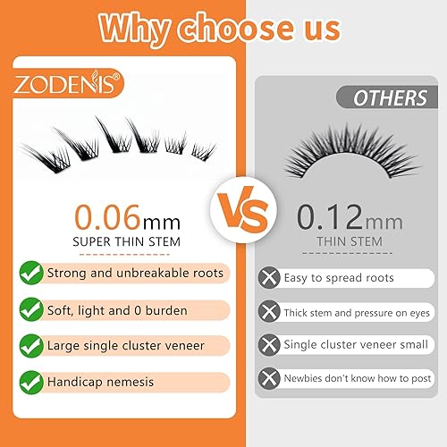 Miniatura 5 de PEPHUCA Racimo de pestañas  Kit de extensión de pestañas individuales, aspecto natural, pestañas en racimo rizo C, pestañas postizas mixtas (serie