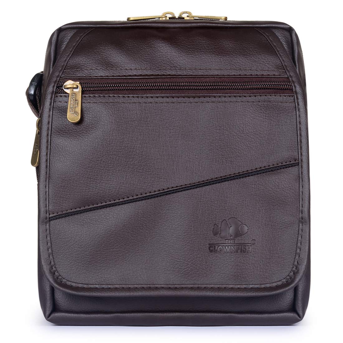 the clownfish Unisex-Adult Messenger Bag (Chocolate Brown)-picture-8