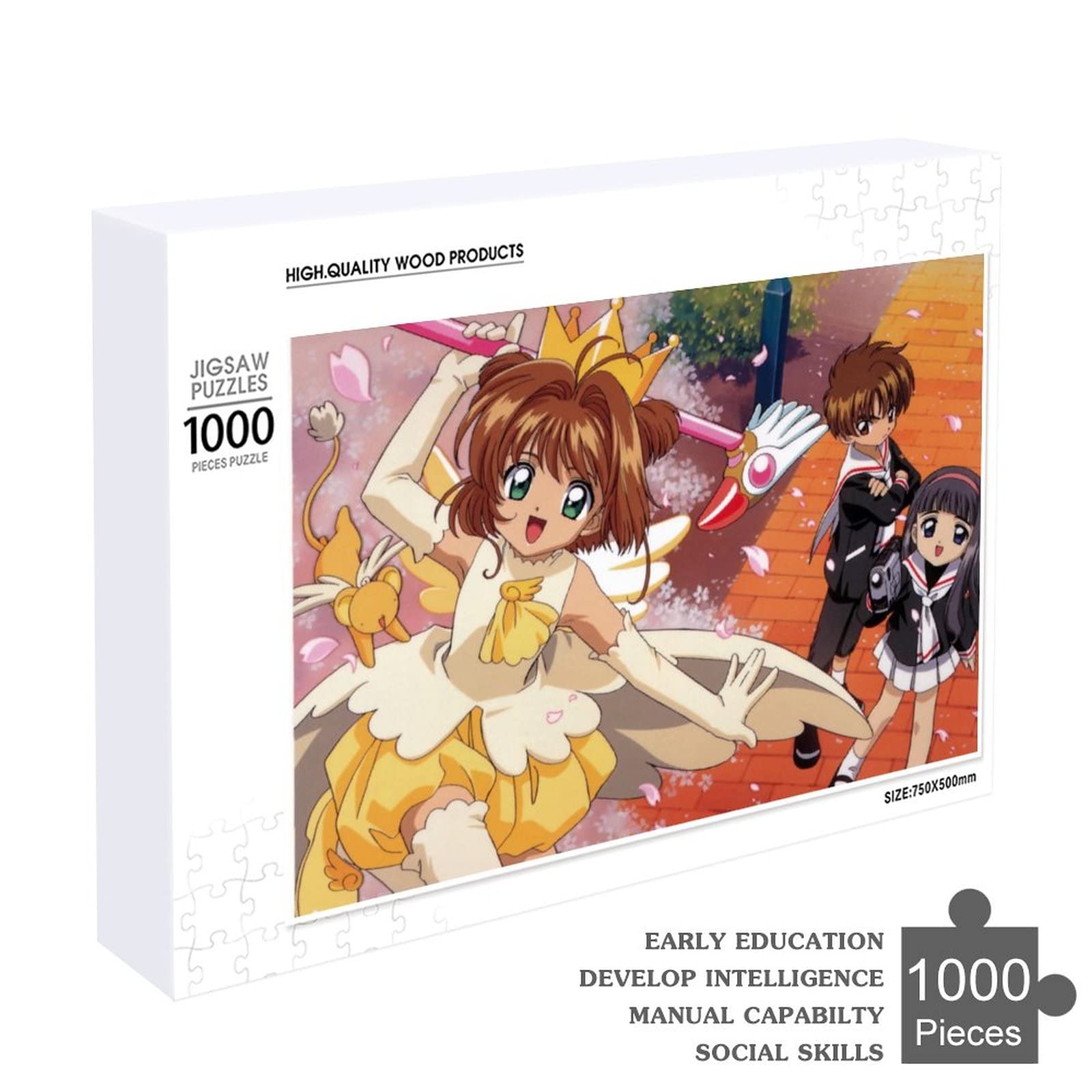 Amazon.co.jp: カードキャプターさくら 1000ピース 益智減圧玩具 木製