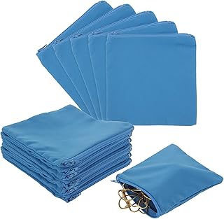 LANIAKEA 25PCS Silver Storage Bags Anti Tarnish 6x6inch Zippered Pouches Jewelry Storage Protector Bags Silver Protector Bags for Necklace Bracelet Earrings