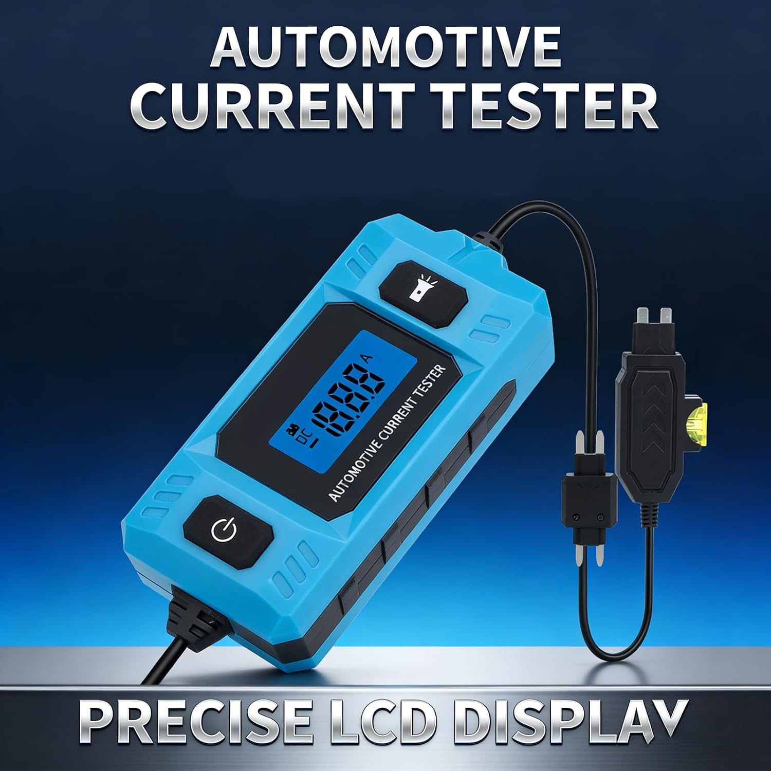 Automotive Circuit Fault Probe Tester, Car Circuit Probe Fuse Tester, Portable High-Precision Current Relay Tester with LED Display & Front Lighting for Various Vehicles (2Pcs)