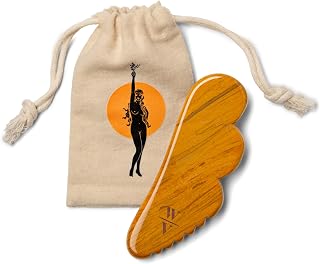 Wonder Valley - Gua Sha | Sustainably Sourced Mookaite Jasper | Support Lymphatic Drainage and Reduce Puffiness | Travel Pouch Included (4.24" x 1.5") - 1 Count