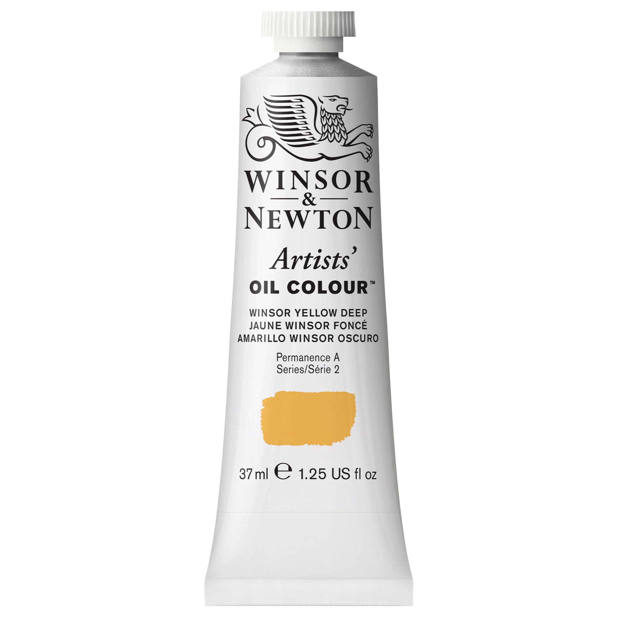 Winsor & Newton 37ml Artists' Oil Colour - Winsor Yellow Deep