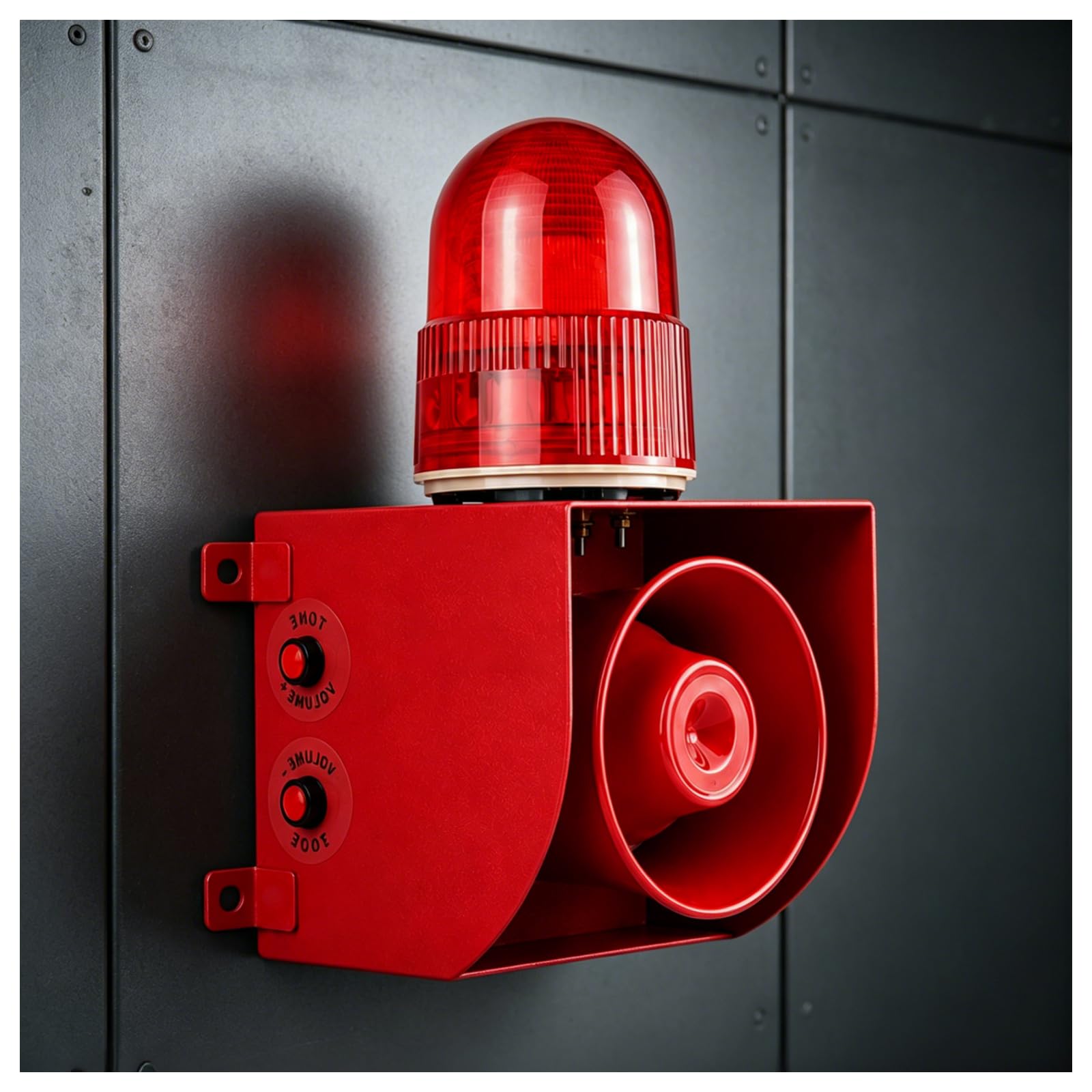 Sirène De Sécurité Extérieure, Alarme 120dB Avec Flash Lumineux DC24V