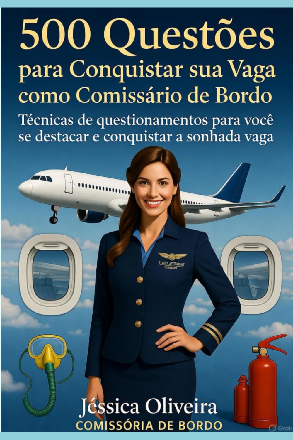500 Questões para Conquistar sua Vaga como Comissário de Bordo: Preparação Completa para a Prova Teórica da ANAC e Processos Seletivos das Principais Companhias Aéreas do Brasil