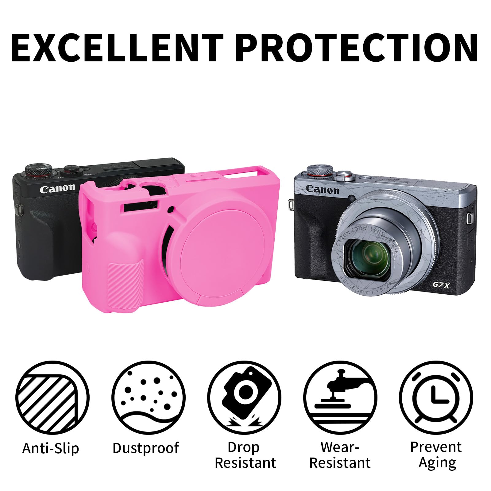 Amazon.com : G7X Mark III Case, Soft Silicone Protective Case