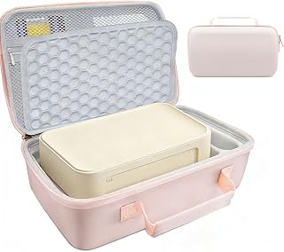 HPRT 포토 프린터 4x6 인스턴트 휴대용 포토 프린터용 하드 케이스 교체품, 가정용 케이스만 포함(핑크)