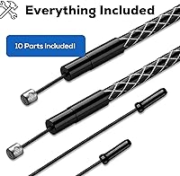 Vista 6 de corki Juego de carcasa de cable de cambio de bicicleta universal y paquete de cortador de cables de bicicleta