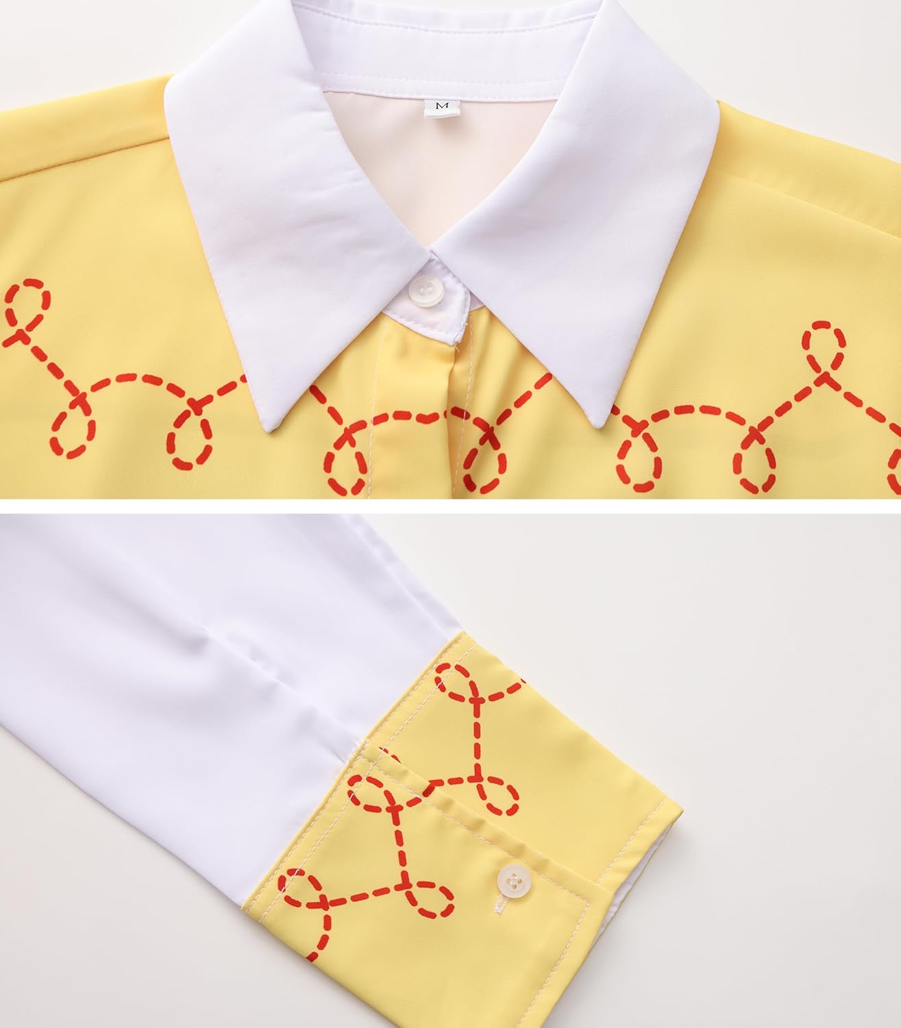 Women's Adult Girls Cowgirl Costume Shirt Hair Bowtie Set Cosplay Outfit Cosplay