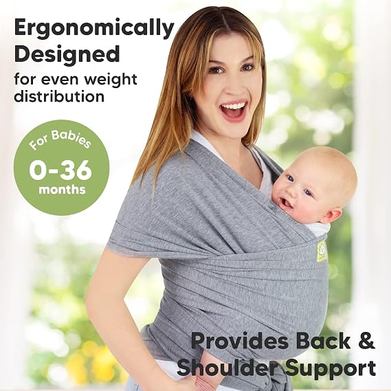 KeaBabies Diaper Bag Backpack and Baby Wrap Carrier - Waterproof Multi Function Baby Travel Bags -All in 1 Original Breathable Baby Sling, Lightweight,Hands Free Baby Carrier Sling, Baby Carrier Wrap