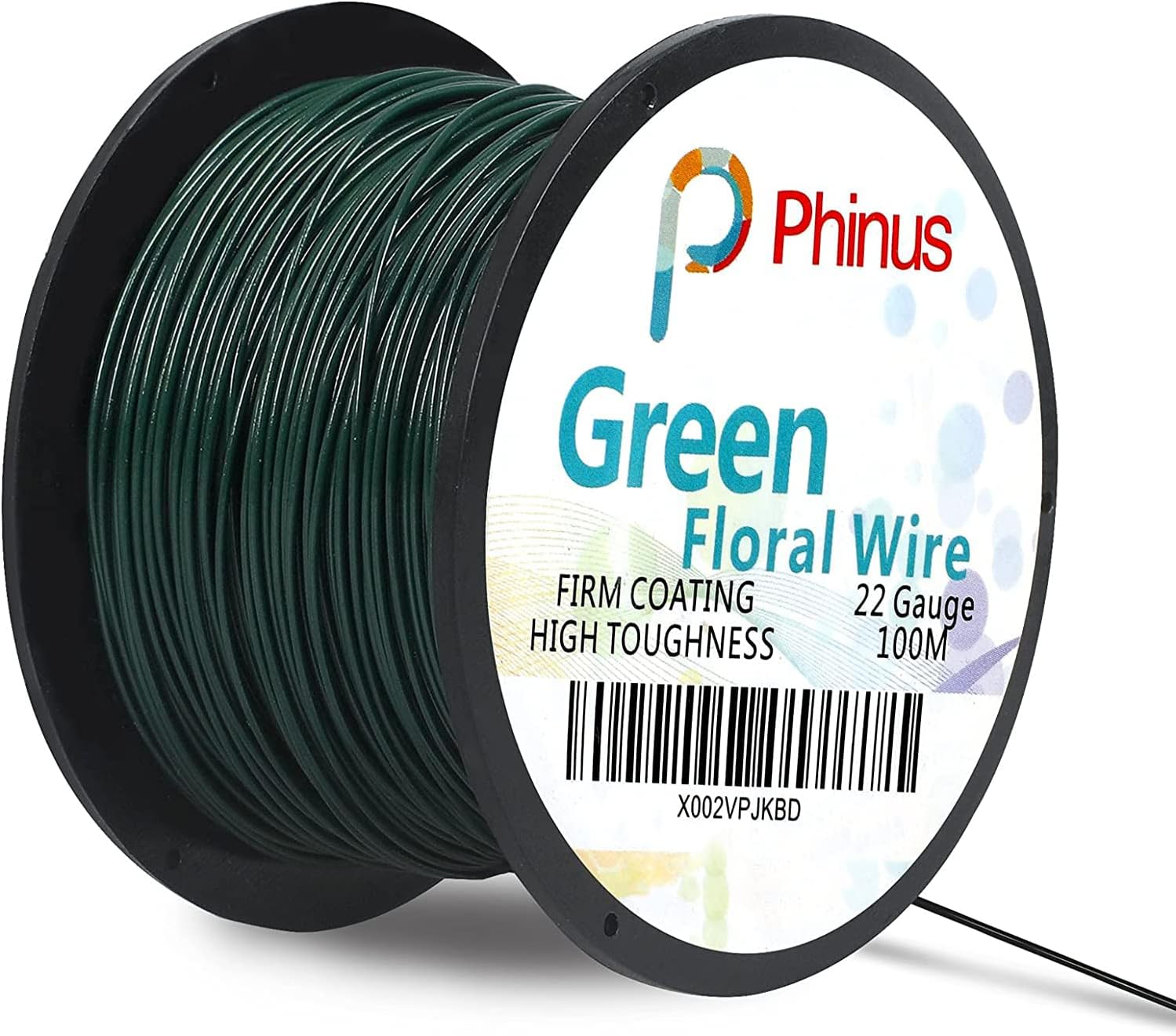 - Floral Wire, 110 Yards 22 Gauge Green Florist Wires, Flexible Green Wire Paddle Wires for Crafts, Christmas Wreaths Tree, Garland and Floral Flower Arrangements