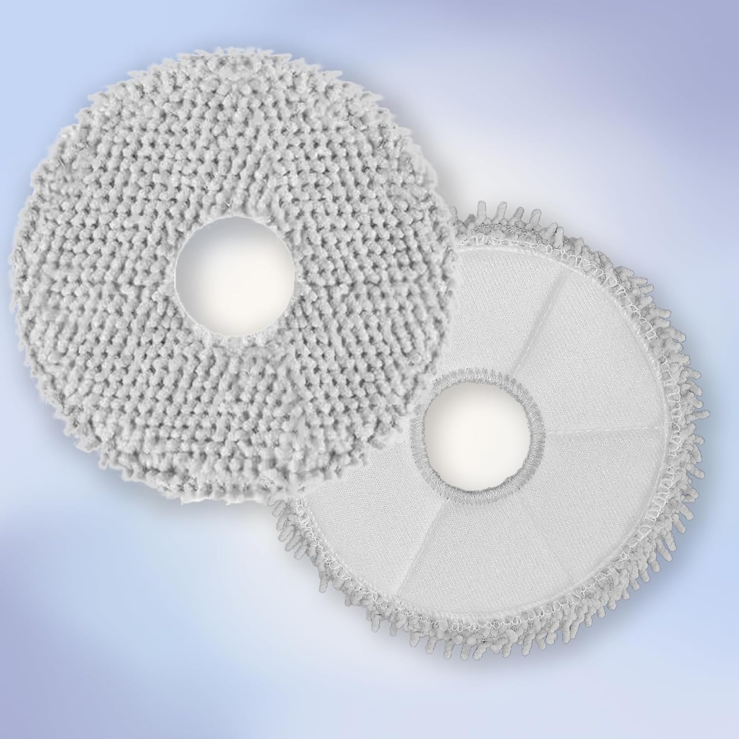 Replacement Accessories Kit Compatible with Ecovacs T50 Omni, T50 Pro, T50 Max Pro Robot Vacuum, 2 Main Brushes + 8 Side Brushes + 6 HEPA Filters + 8 Mop Pads + 6 Dust Bags