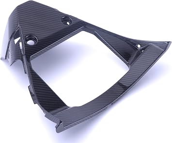 Bestem Carbon Fiber Lower Radiator Belly Pan V Cowl Fairing Covers Twill for 2015-2018 Yamaha R1 R1M R1S